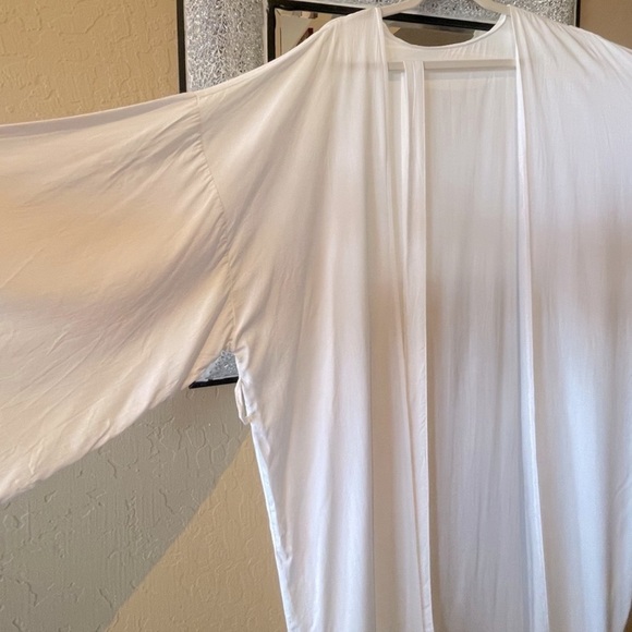 White Washed Summer Cotton Maxi
Oversized Open Front Kimono Duster - Picture 7 of 8